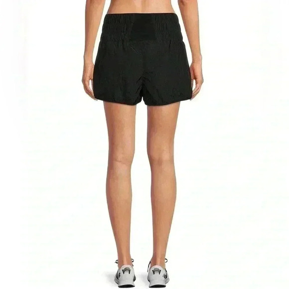 FP Movement The Way Home High Rise Pull On Nylon Shorts, Size Small, Black - Picture 2 of 13